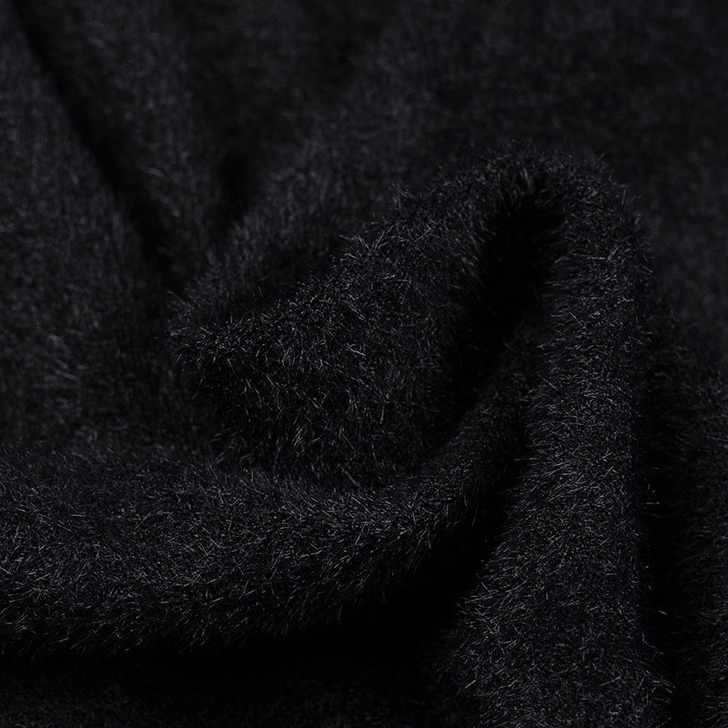 Damen Strickjacke Kurz Glänzende Knöpfe Eveloria
