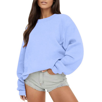 Damen Sweatshirt Lässiger Schnitt Voluminöse Ärmel Eveloria