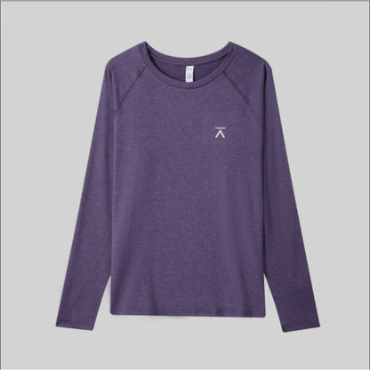 Damen Langarmshirt Atmungsaktiv mit Innovativem Schnitt Eveloria