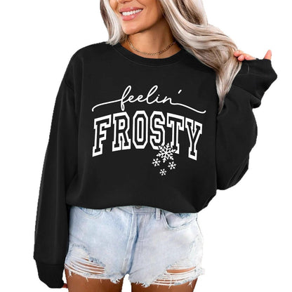 Damen Sweatshirt Grafik Aufdruck Eveloria