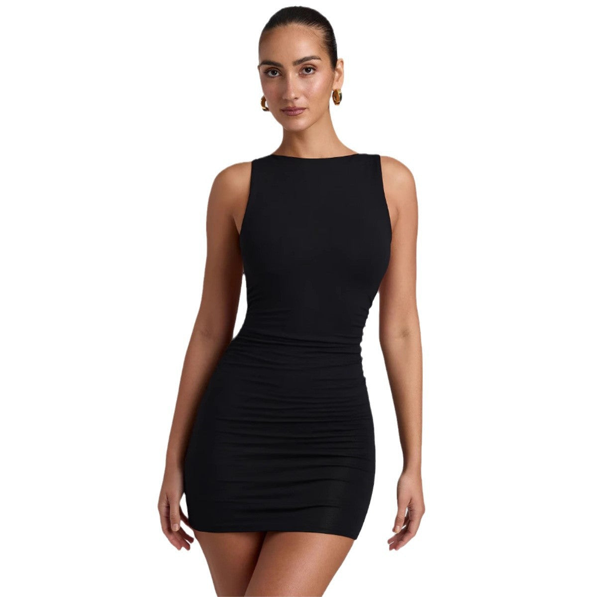 Damen Figurformendes Minikleid Komfortstretch Eveloria