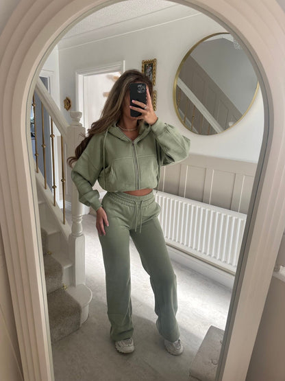 Damen Hoodie Jogginghose Set Lässig Eveloria