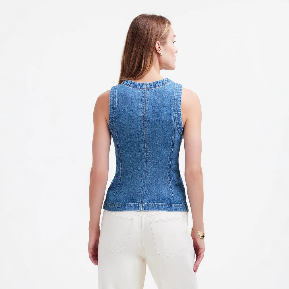 Damen Denimweste Eveloria