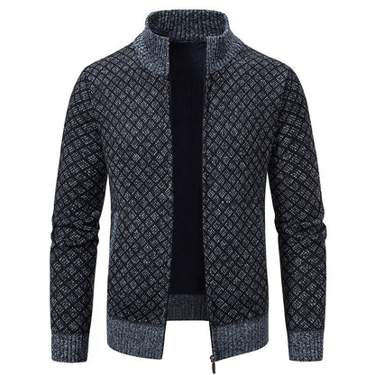 Herren Strickblazer Strukturiertes Muster Eveloria