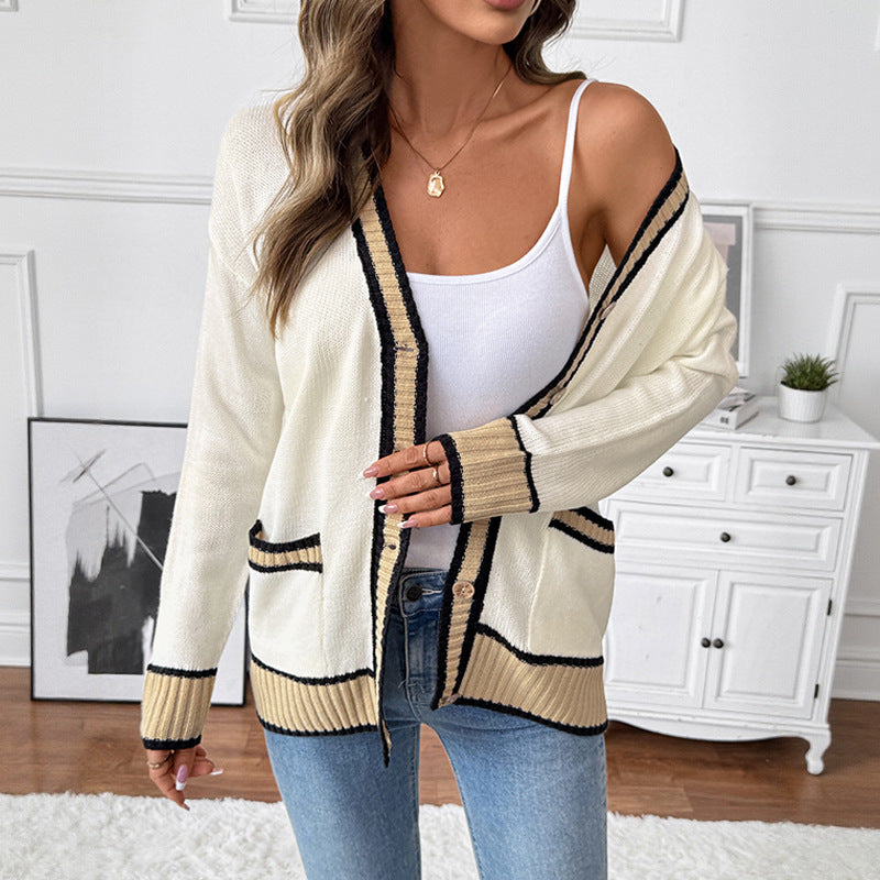 Damen Cardigan Lässig Eveloria