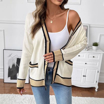 Damen Cardigan Lässig Eveloria