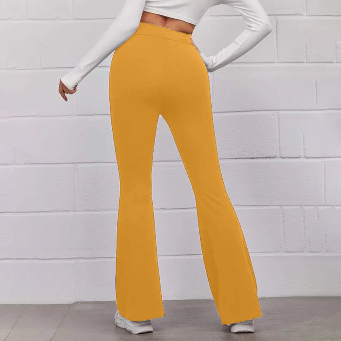 Damen Flared-Hosen Hochsitze Eveloria