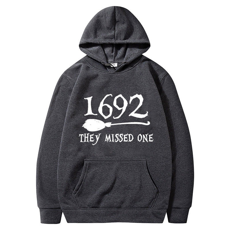 Damen Kapuzenpullover Halloween-Motiv locker Größe