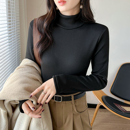 Damen Rollkragenpullover Langärmlig Eveloria