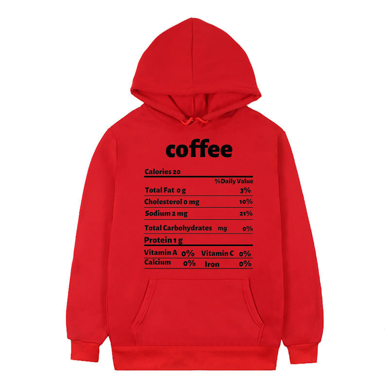 Damen Kapuzenpullover mit Nährwertdesign Eveloria