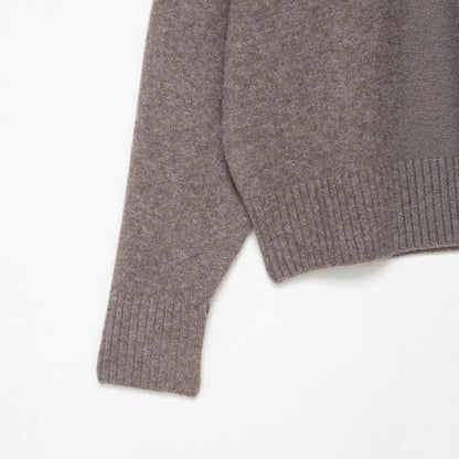 Damen V-Pullover aus Wolle Eveloria