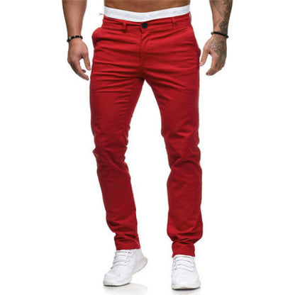 Herren Slim-Fit-Chinohose Modern
