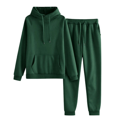 Damen Hoodie Jogginghose Set Lässig Mit Taschen Eveloria