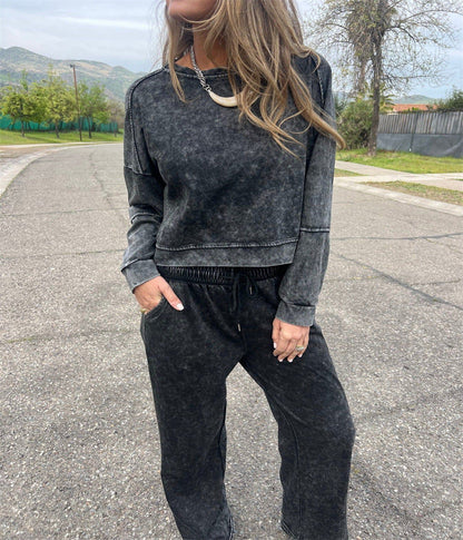 Damen Sweatshirt Jogginghosen Set Eveloria