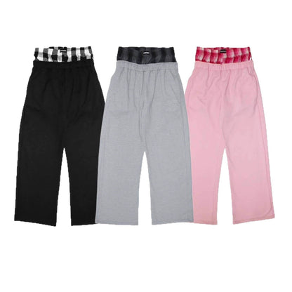 Damen Jogginghose Elastischer Bund Baumwolle Eveloria