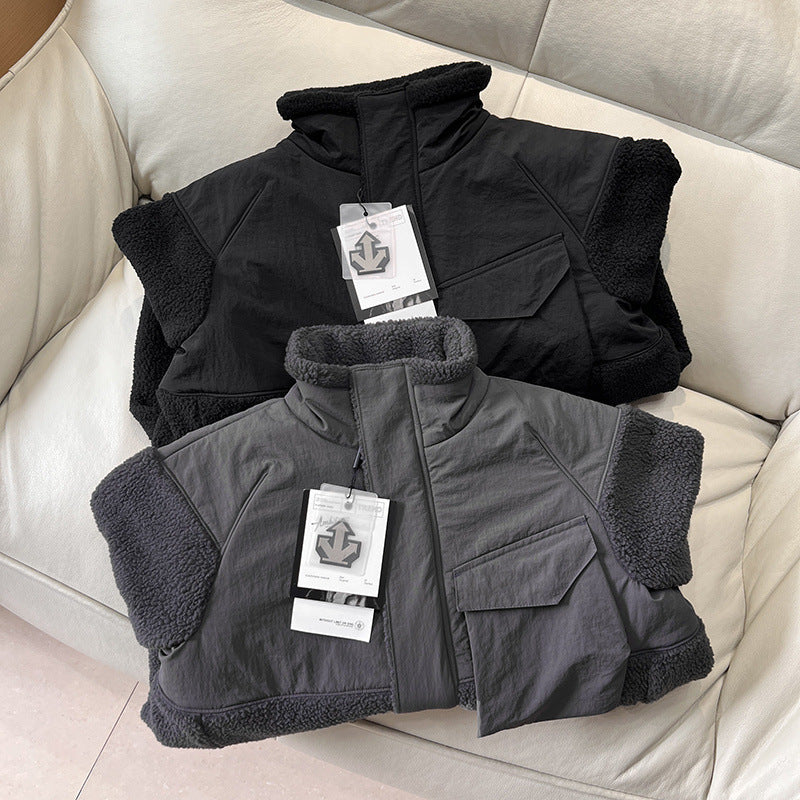 Damen Funktionsjacke Hochschließend Praktische Taschen Eveloria