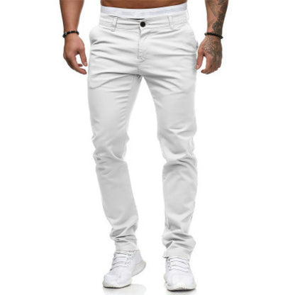 Herren Slim-Fit-Chinohose Modern