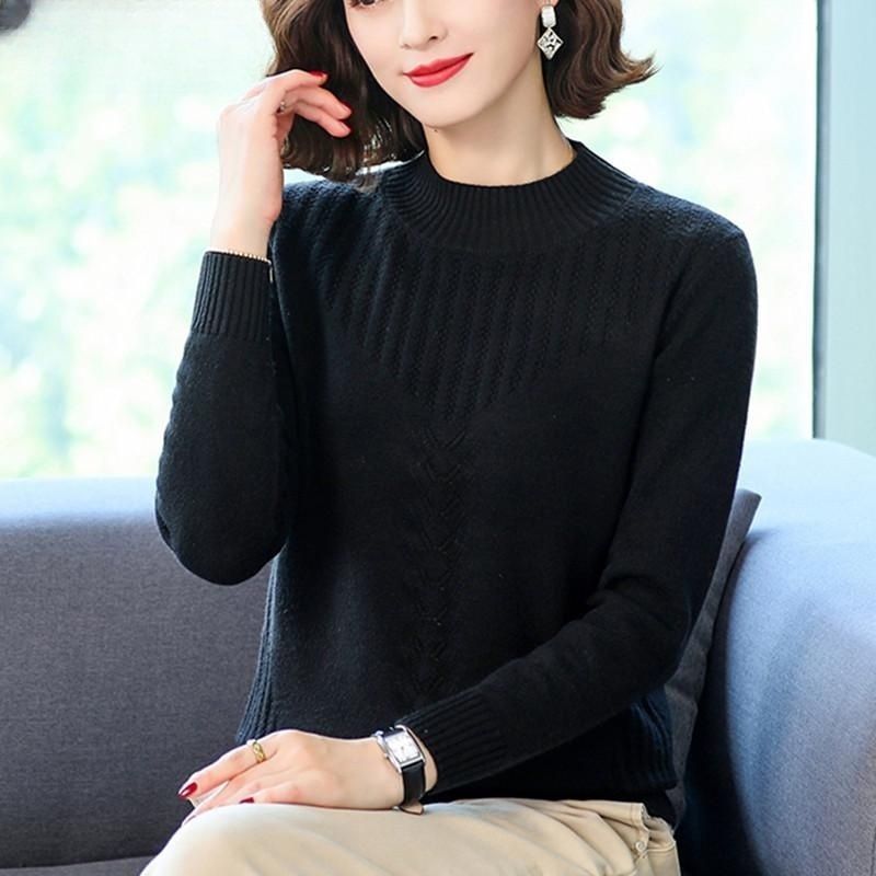 Damen Strickpullover Zopfmuster Eveloria