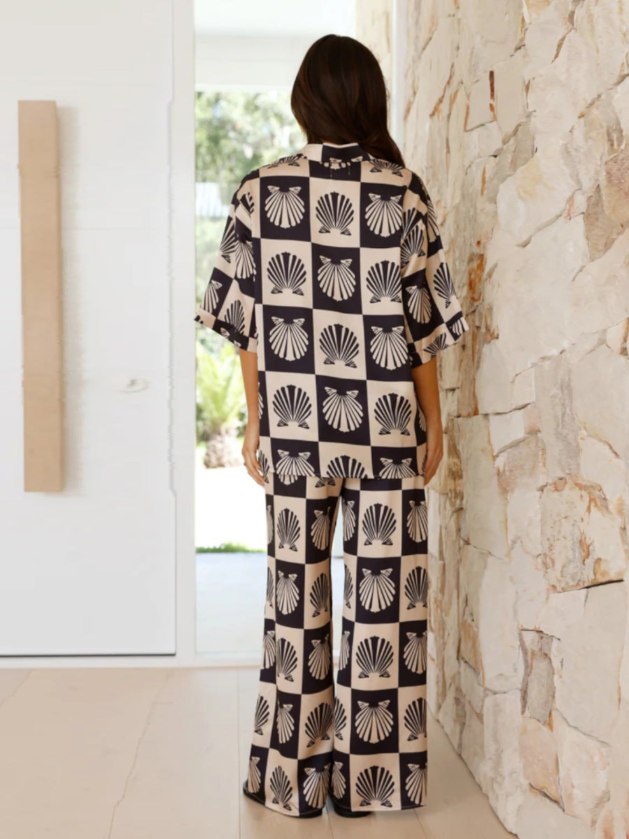 Wendelin Damen Zweiseteiliges Co-Ord Set Bedruckt