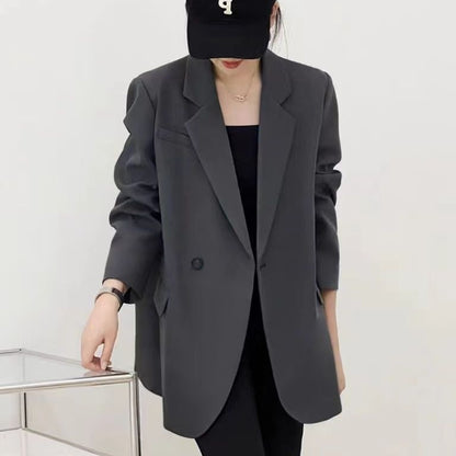 Damen Oversized Blazer Strukturiert Eveloria