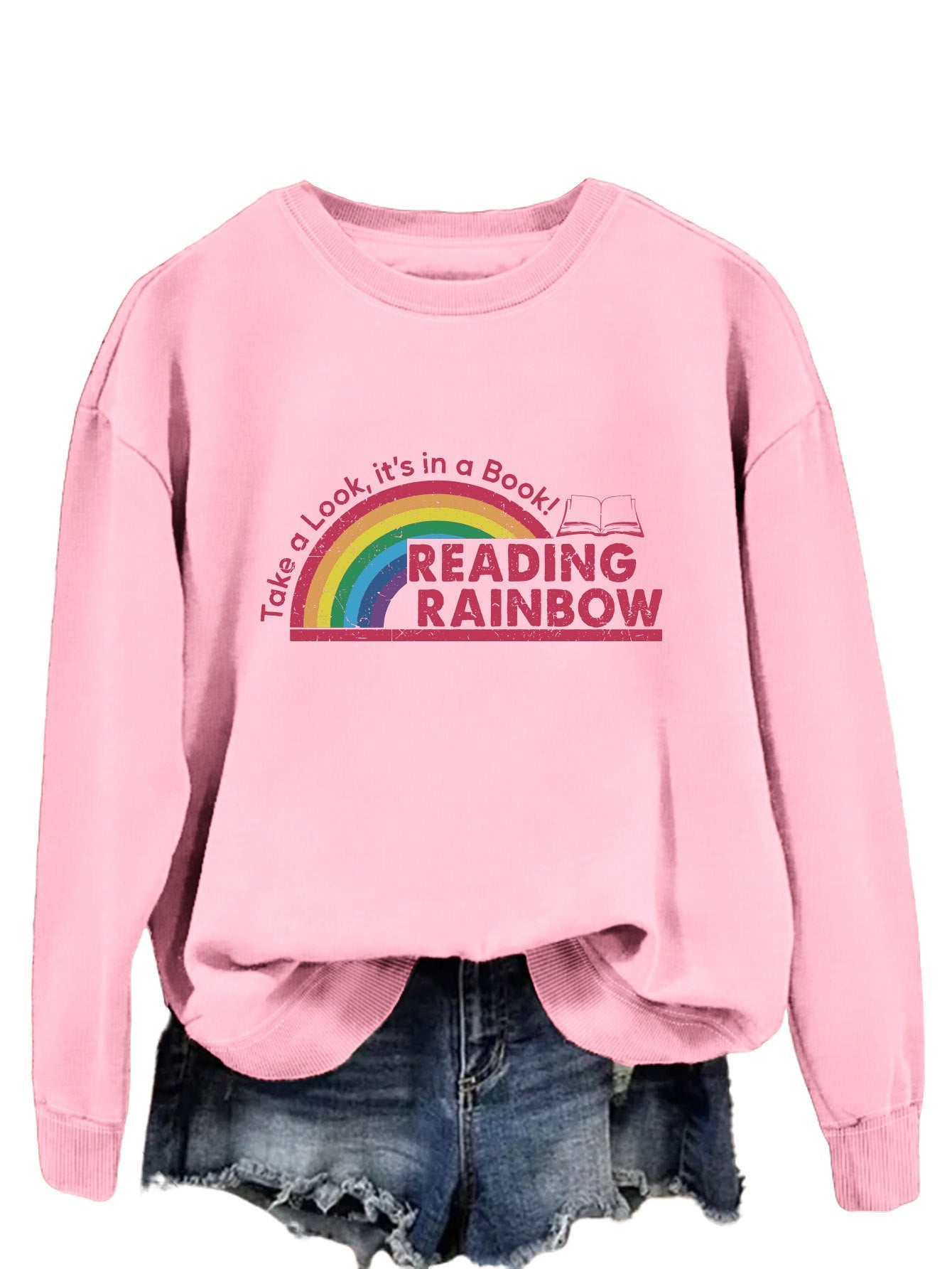 Damen Sweatshirt mit einzigartigem Druck Eveloria
