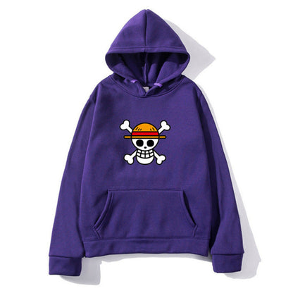 Damen Kapuzenpullover Piratenmotiv Bequem Eveloria