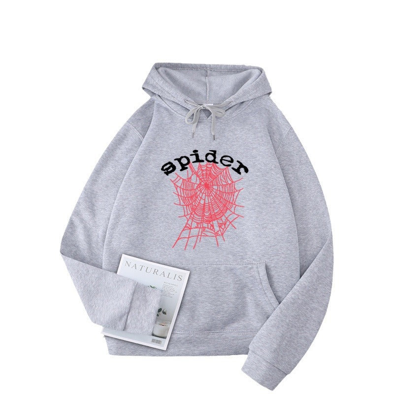 Damen Kapuzensweater Spinnenmotiv Eveloria