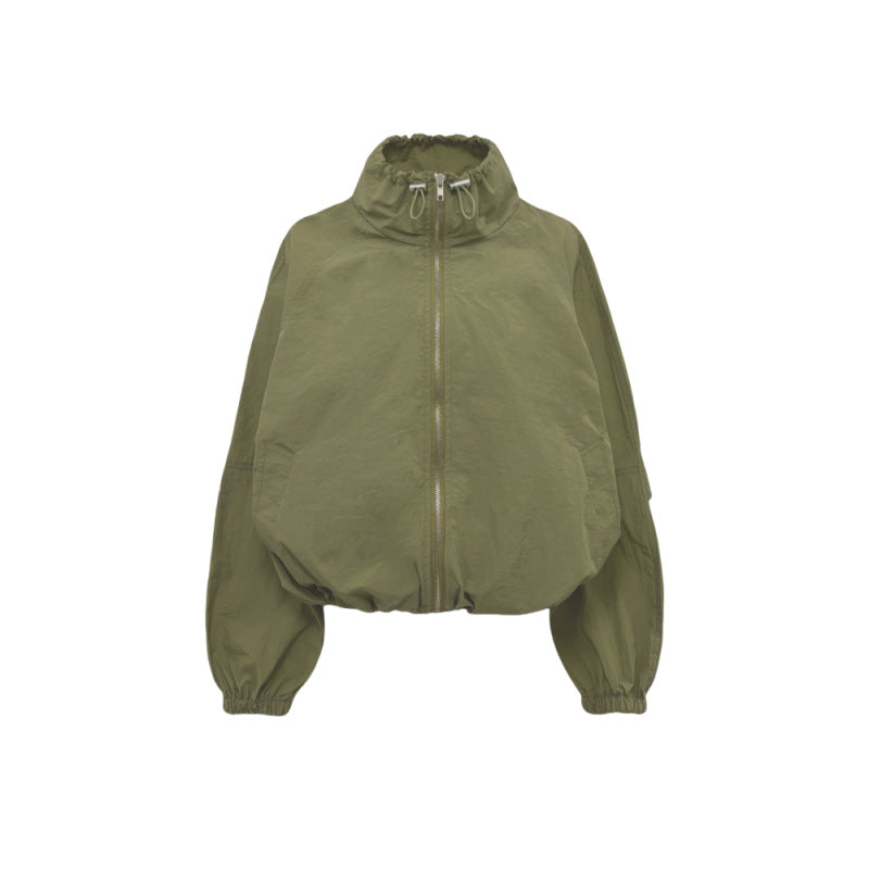 Damen Windjacke Leicht Voluminöse Ärmel Eveloria