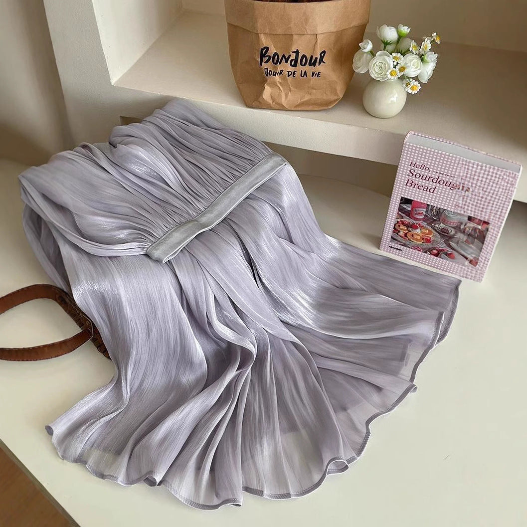 Damen Maxikleid Plissiert Eveloria - Eveloria