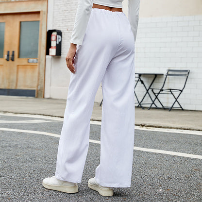 Damen Jogginghose Elastischer Bund Praktische Taschen Eveloria