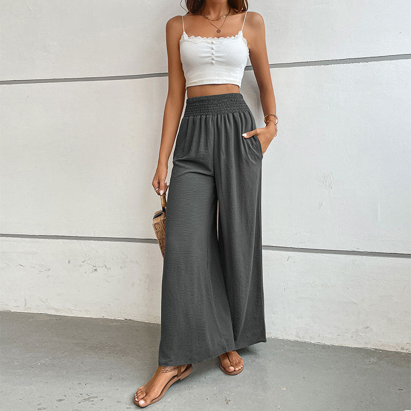 Damen Palazzo-Hose Weite Bein Eveloria