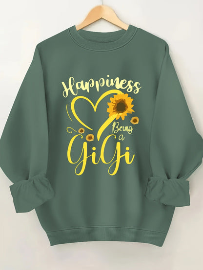 Damen Sweatshirt Voluminöse Ärmel Bunt