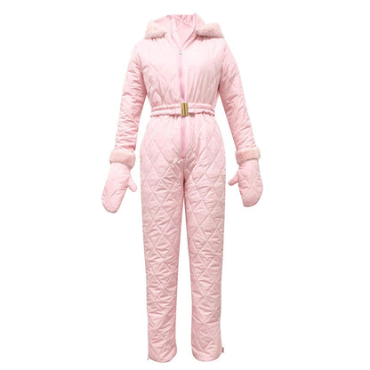 Eveloria Damen Ski-Overall Warm