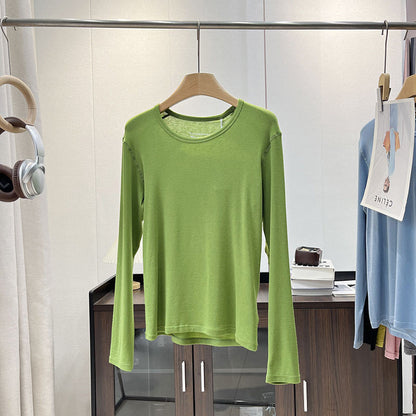 Damen Langarmshirt Weiches Jersey Ergonomisch Eveloria