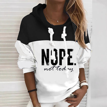 Damen Kapuzenpullover mit Schriftzug