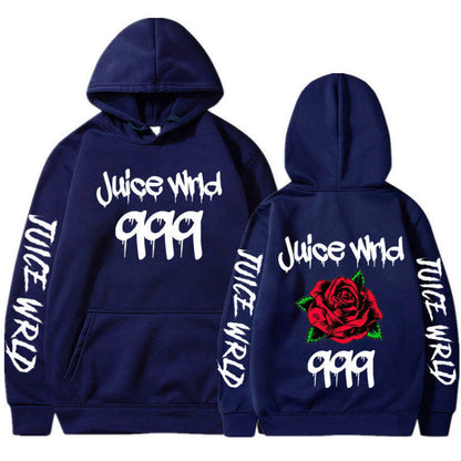 Damen Kapuzenpullover Eveloria mit Rosenmotiv
