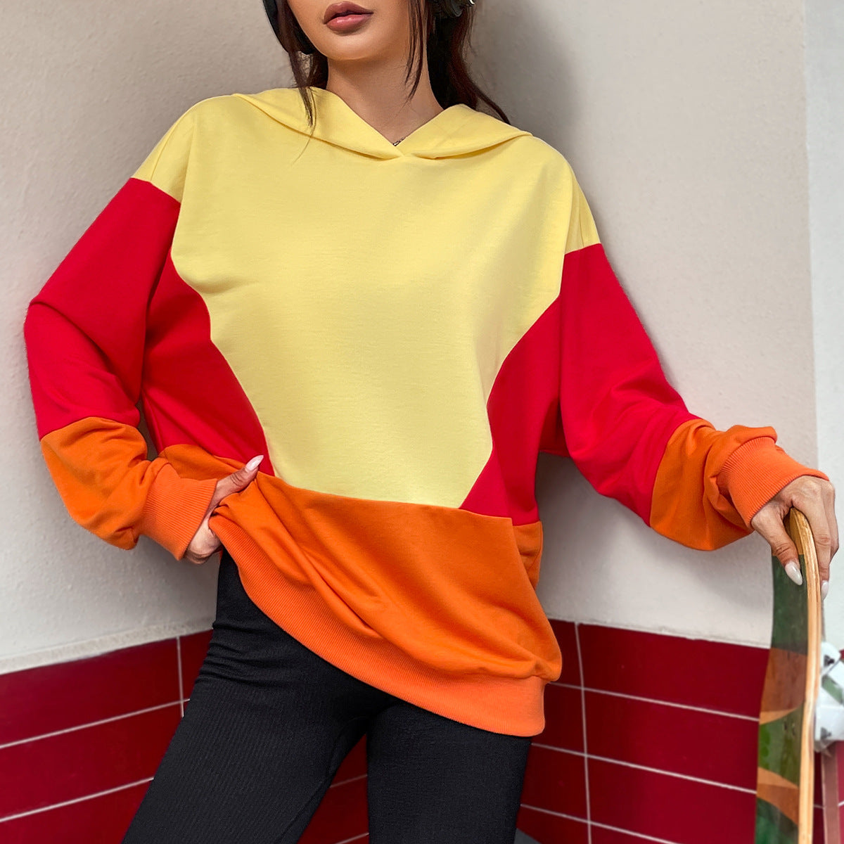 Damen Kapuzenpullover Bunt Eveloria - Eveloria