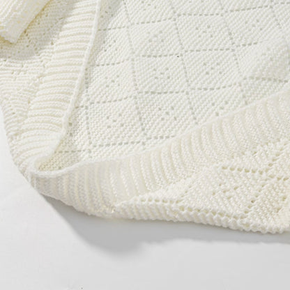 Damen Strickpullover Rautenmuster Bequem Eveloria