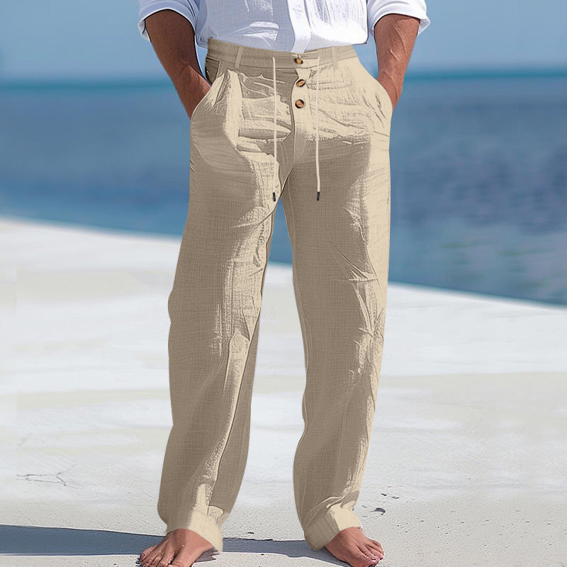 Herrenhose Hochbund Bequem Mit Taschen