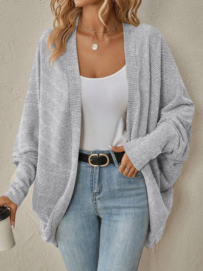 Damen Strickjacke Lässig mit Kurzärmeln locker Eveloria