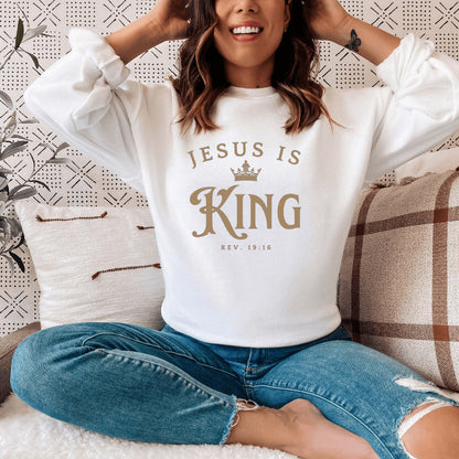 Damen Sweatshirt Locker Passform Inspirierender Schriftzug Grau