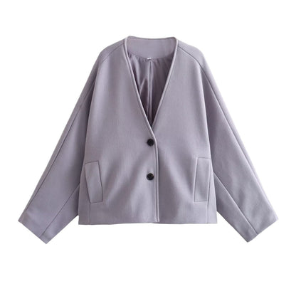 Damen Blazerjacke Lässig Eveloria