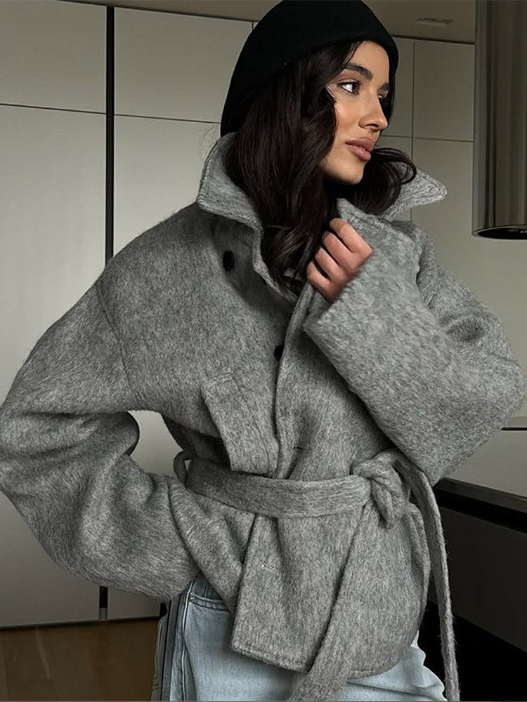 Damen Wickeljacke Warm Eveloria