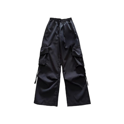 Damen Cargo-Hose Urban Stil Elastischer Bund