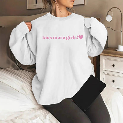 Damen Sweatshirt Lässig Mit Schriftzug Grau - Eveloria