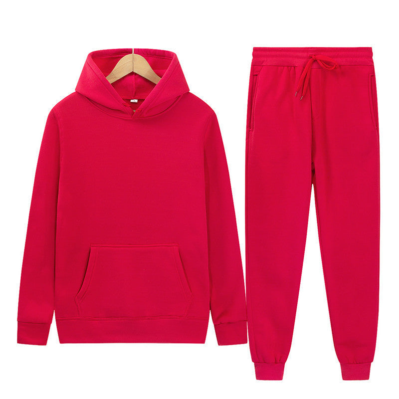 Damen Kapuzenpullover Jogginghose Set Baumwollmix Eveloria
