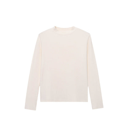 Damen Langarmshirt Feinripp Lässig