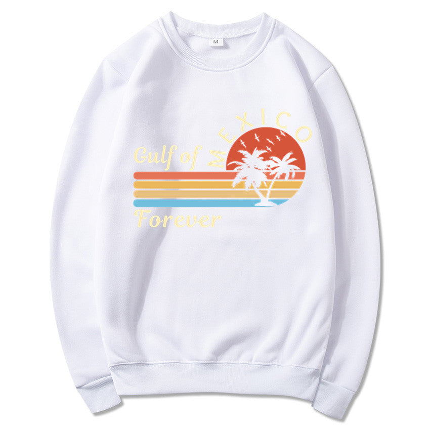 Damen Sweatshirt Tropisches Grafikdesign Modern Aufdruck