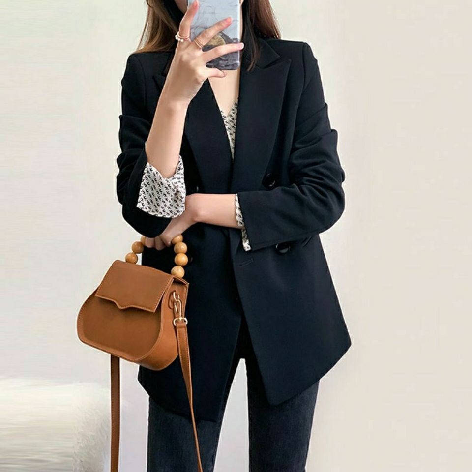 Damen Blazer Doppelreiher Eveloria Elegantes Design