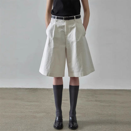 Damen Shorts Eveloria Baumwolle Bequem Schwarz - Eveloria